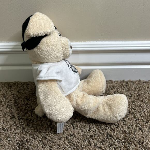 HARLEY DAVIDSON STUFFED PIG, White T Shirt - Logo, Black Bandana - Logo - 2012 - Picture 5 of 11
